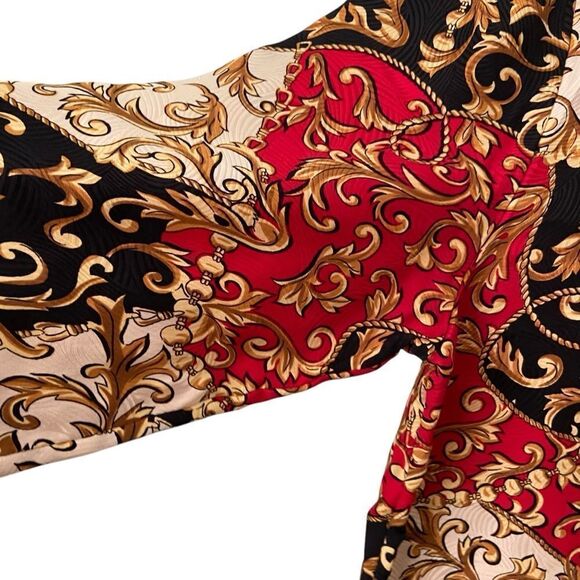 Vintage Valerie Stevens Petites Pure Silk 100% Silk Long Sleeve Blouse in Size 6 - Picture 5 of 7